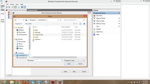 How To Block Internet Access of a Program Using Windows Firewall YouTube смотреть онлайн