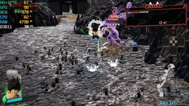 "One Piece Pirate Warriors 4" on Radeon HD 7770 1GB DDR5 смотреть онлайн