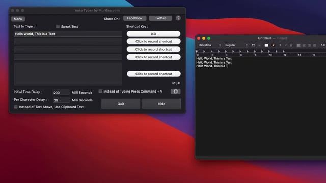 Auto Typer for Mac смотреть онлайн