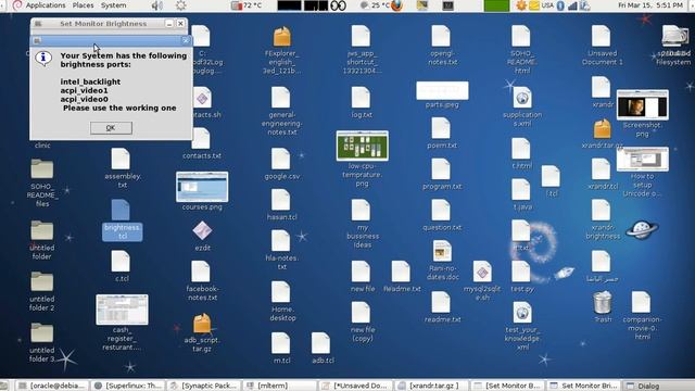 my screen brightness script, how to install it with xrandr setup on debian linux. (Arabic Version) смотреть онлайн