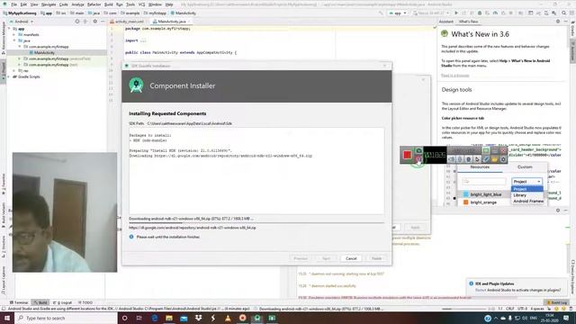 tamil explanation on how to install android studio and make your first app смотреть онлайн