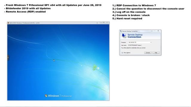 Bitdefender 2019 Issue 2 with Windows 7 RDP смотреть онлайн