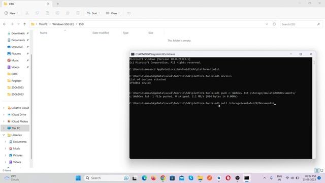How to Transfer Files Between PC and Android using adb смотреть онлайн