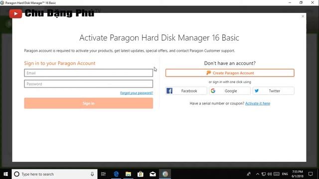 Chu Đặng Phú HƯỚNG DẪN CHI TIẾT DOWNLOAD + INSTALL + ACTIVATE PARAGON PARTITION MANAGER 16 смотреть онлайн