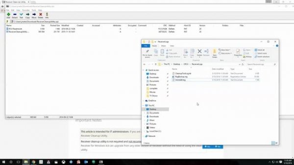 Citrix Receiver Cleanup Utility and Install