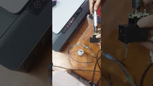 Hp smart tank 500 Hasil cetak kosong atau garis2 jangan buru2 ganti cartridge coba perbaiki dulu смотреть онлайн