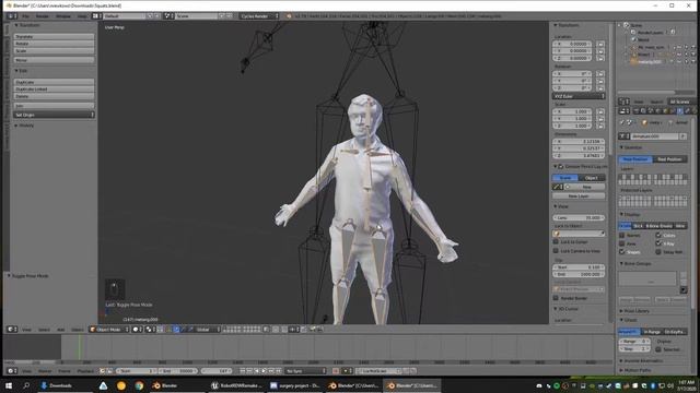 re-rigging the squatting kinect guy смотреть онлайн
