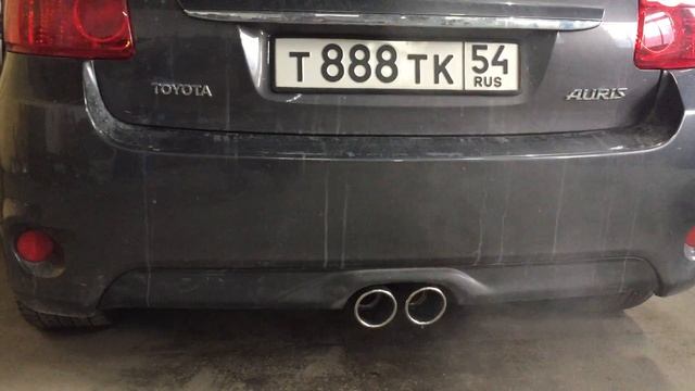 Toyota Auris exhaust by "Force Exhaust" смотреть онлайн