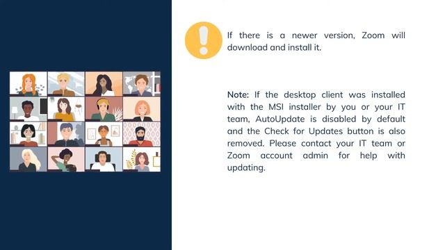 How to update Zoom desktop client for Windows, macOS, or Linux? смотреть онлайн
