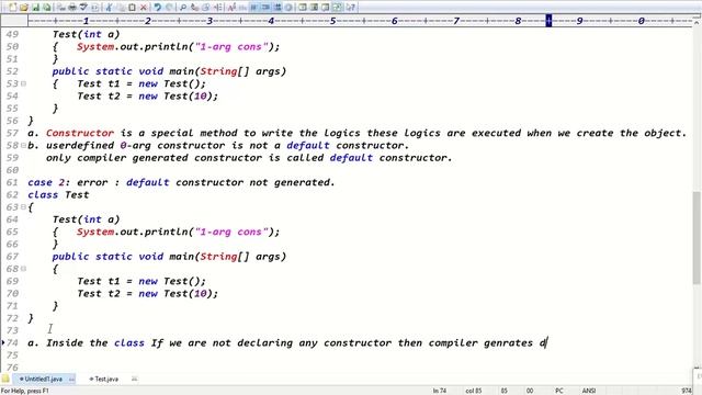 Java Tutorials || java class concepts || constructors || by Mr.Ratan || class-05 смотреть онлайн