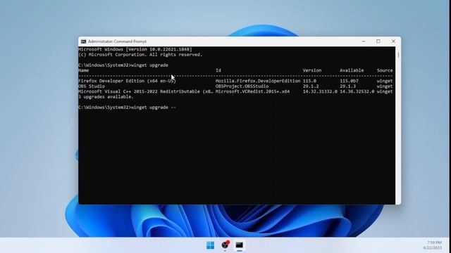 How to Update Windows Software with One Command !! смотреть онлайн