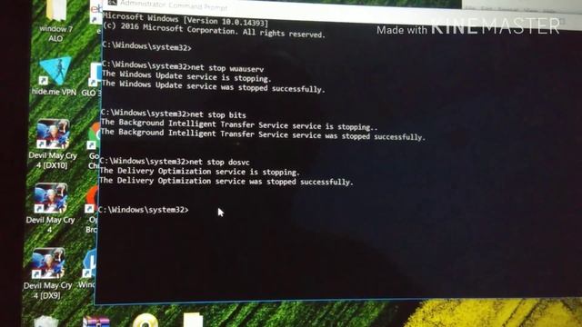 DISABLE WINDOW AUTOMATIC UPDATE WINDOW 10 using CMD смотреть онлайн