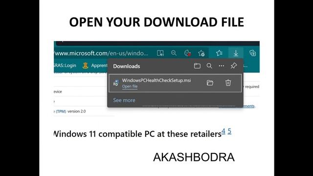 Windows 11 compatibility check short presentation смотреть онлайн