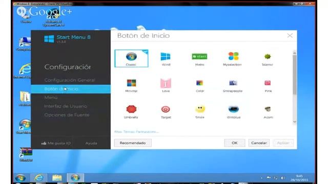 como colocar start menu 8 v1.3.0 no Windows 8 Virtual Box. смотреть онлайн