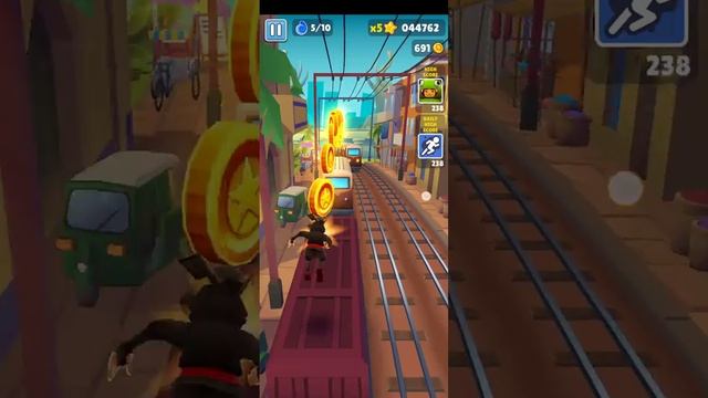 Subway Surf Top High Brilliant Score (1800)coins @Hard Games X Vlogs смотреть онлайн