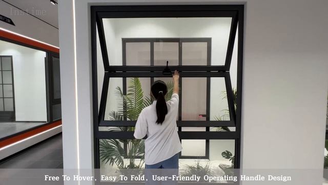 【Instime】High Quality Bifolding Windows Aluminum Tempered Glass Folding Door Aluminium Bifold Windo смотреть онлайн