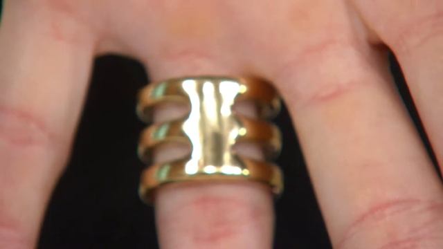 Oro Nuovo Polished Open Triple Band Ring, 14K with Mary Beth Roe смотреть онлайн
