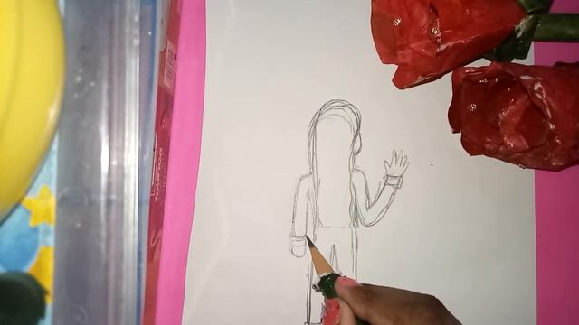 How To draw a small girl watching through the window in rainy days ( sketch drawing step by step) смотреть онлайн