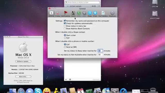 How to setup Skype in Mac OSX 10.5 environment ( For Macbook / Pro / Air / Mac Mini ) смотреть онлайн