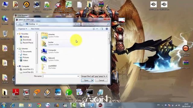 สอนเปลี่ยนโลโก้ OEM for windows 7 ง่ายๆ-ສອນປ່ຽນ OEM for windows 7 ງ່າຍໆ смотреть онлайн