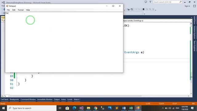 Lec # 23:Working on Color and Font Dialog Boxes in Windows Application using C#.#Font&ColorDialogBo смотреть онлайн