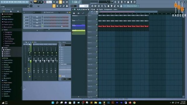FL Studio Channel Rack to Playlist || How to use FL Studio, Interface for Beginners