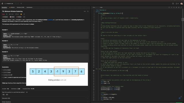 Leetcode Blind 75 C++: Minimum Window Substring смотреть онлайн