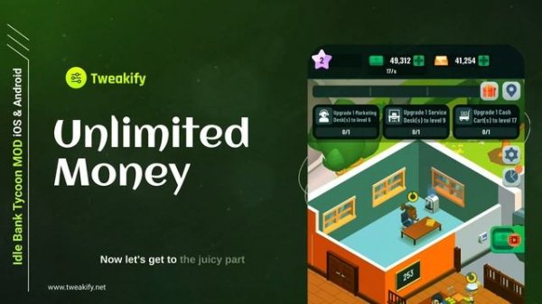 Idle Bank Tycoon Hack - Unlimited Money Mod Apk for iOS & Android *NEW*