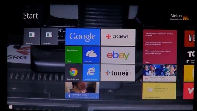 Windows 8.1 Quick new desktop access feature смотреть онлайн