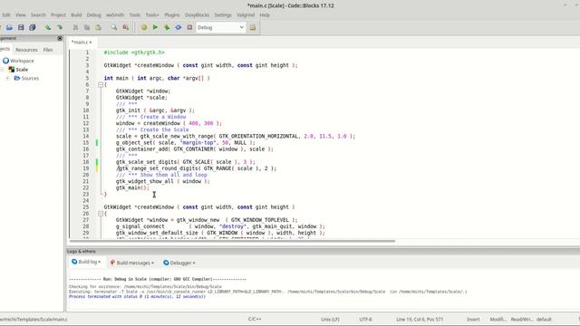 GTK - GtkScale Part-05 смотреть онлайн