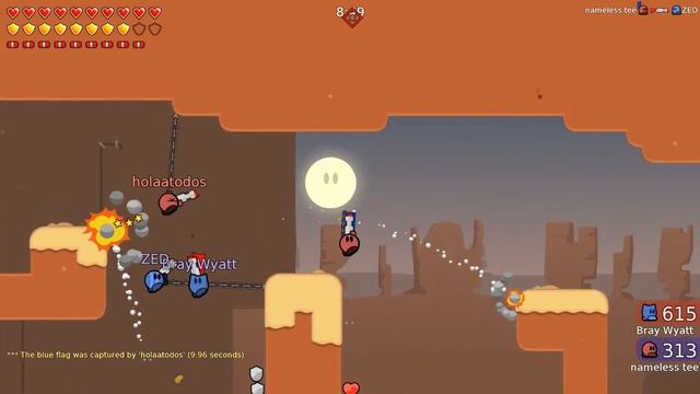 Playing Teeworlds On Intel HD 630. Forgot to record audio =) смотреть онлайн