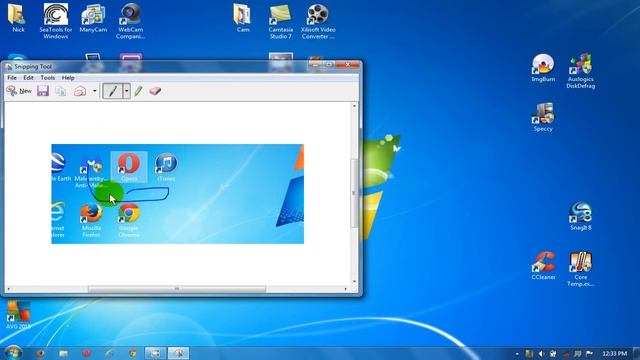 How to use the Snipping Tool in Windows 7 Free & Easy смотреть онлайн