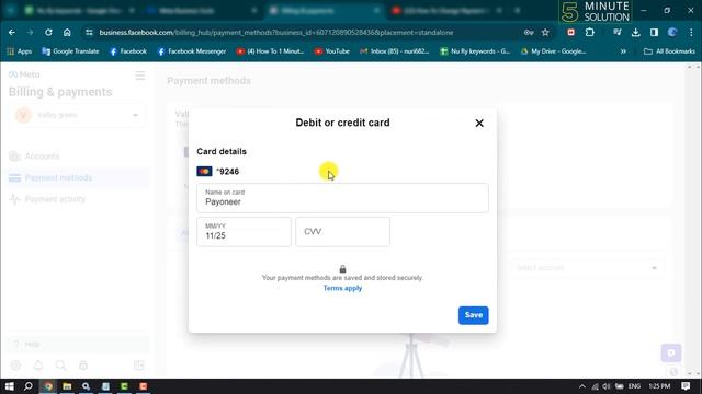 How to Change payment method of a fakebook Ad Account - Full Guide смотреть онлайн