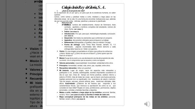 Presentación Proyecto de Vida смотреть онлайн