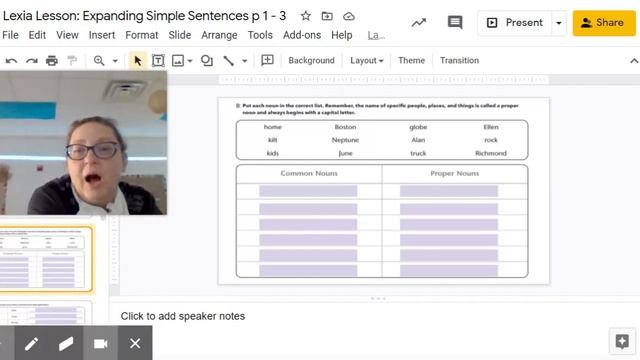 Lexia Lesson: Expanding Simple Sentences p 1 - 3 - Google Slides смотреть онлайн