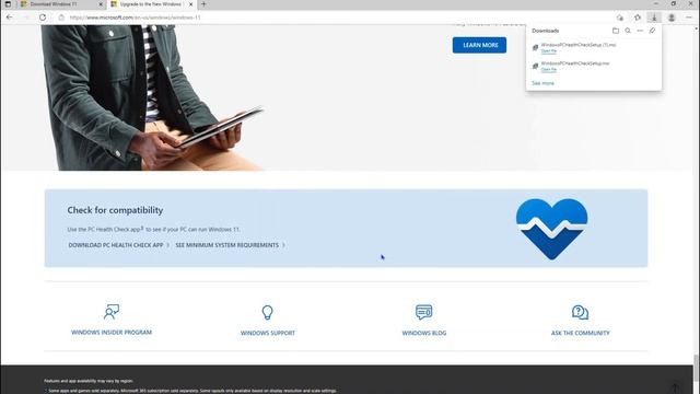 FREE- PC health Check tutorial - Windows 11 installation guide смотреть онлайн