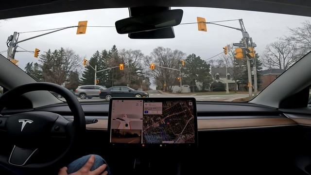 Tesla Full Self Driving FSD Beta 10.69.3.1 Ottawa, Canada - Raw Commentated смотреть онлайн