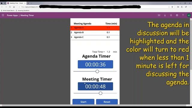 How to use PowerApps Meeting Timer App смотреть онлайн