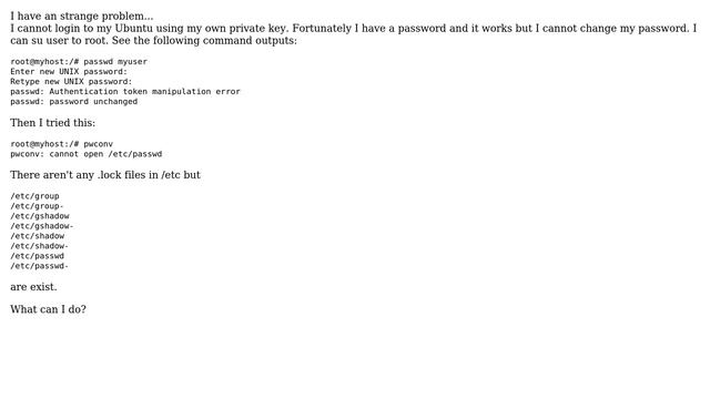 DevOps & SysAdmins: passwd doesn't work: Authentication token manipulation error (2 Solutions!!) смотреть онлайн