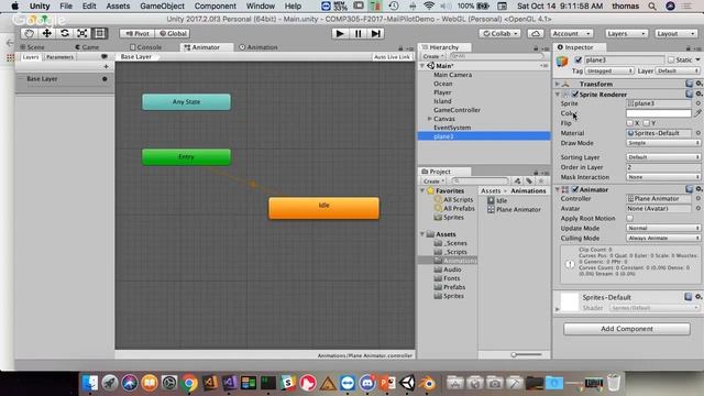 COMP305 - F2017 - Lesson 6 - Part 1 - 2D Animation & SpriteSheets смотреть онлайн