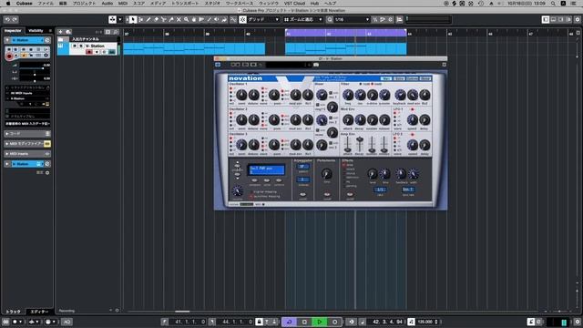 【Preset】V-Station シンセ音源 Novation смотреть онлайн