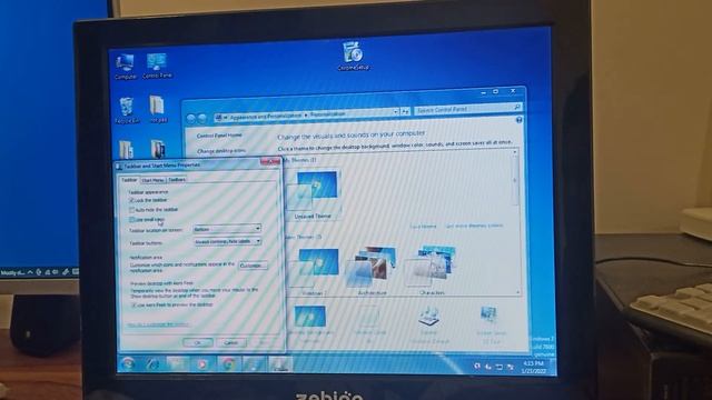 How to Resize the taskbar icon in computer windows 7 смотреть онлайн