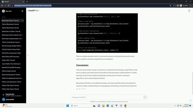 blockchain with python tutorial смотреть онлайн