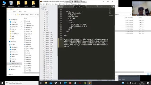 Konfigurasi Mapfile Peta Indonesia menggunakan WMS pada QGIS ke IV смотреть онлайн