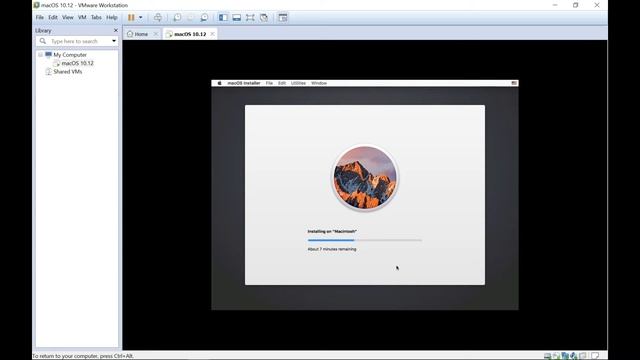 How to install MacOS Sierra on VMWARE Workstation смотреть онлайн