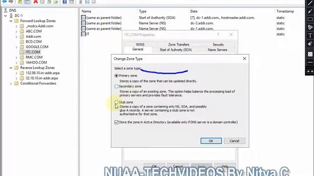 HOW TO CHANGE ZONE TYPE IN DNS? смотреть онлайн