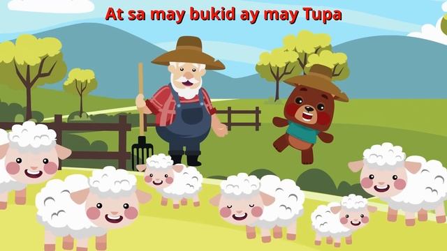Old Macdonald Had A Farm in Filipino | Kids Nursery Rhymes & Songs | Awiting Pambata смотреть онлайн