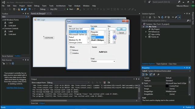 Create A Login Form Application | Visual Basic смотреть онлайн