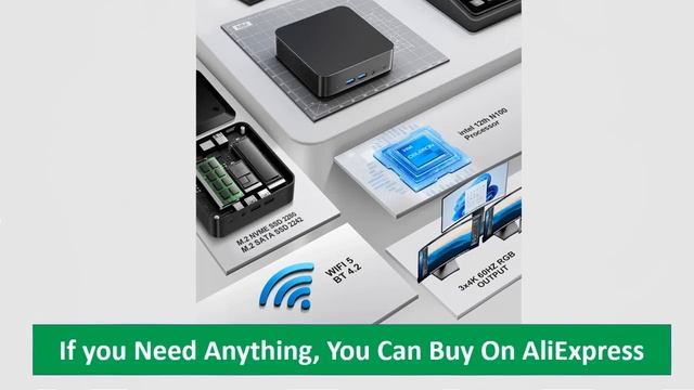 Chatreey T9 Mini PC Intel Alder Lake N100 Windows 11 Ultra Small Pocket Computer Dual SSD Full смотреть онлайн