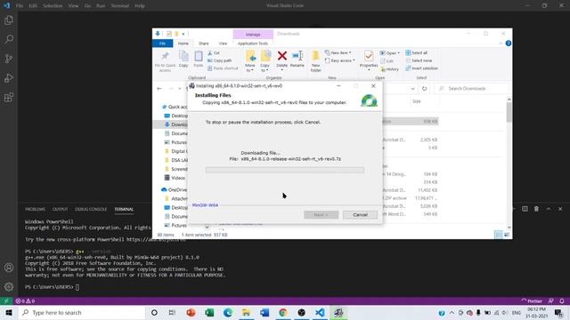 Installing g++ compiler on Windows смотреть онлайн